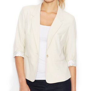 Kensie Rebekah Stretch Crepe Blazer - Small